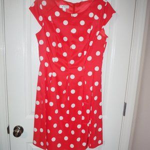 Dress Barn Polk a Dot Dress